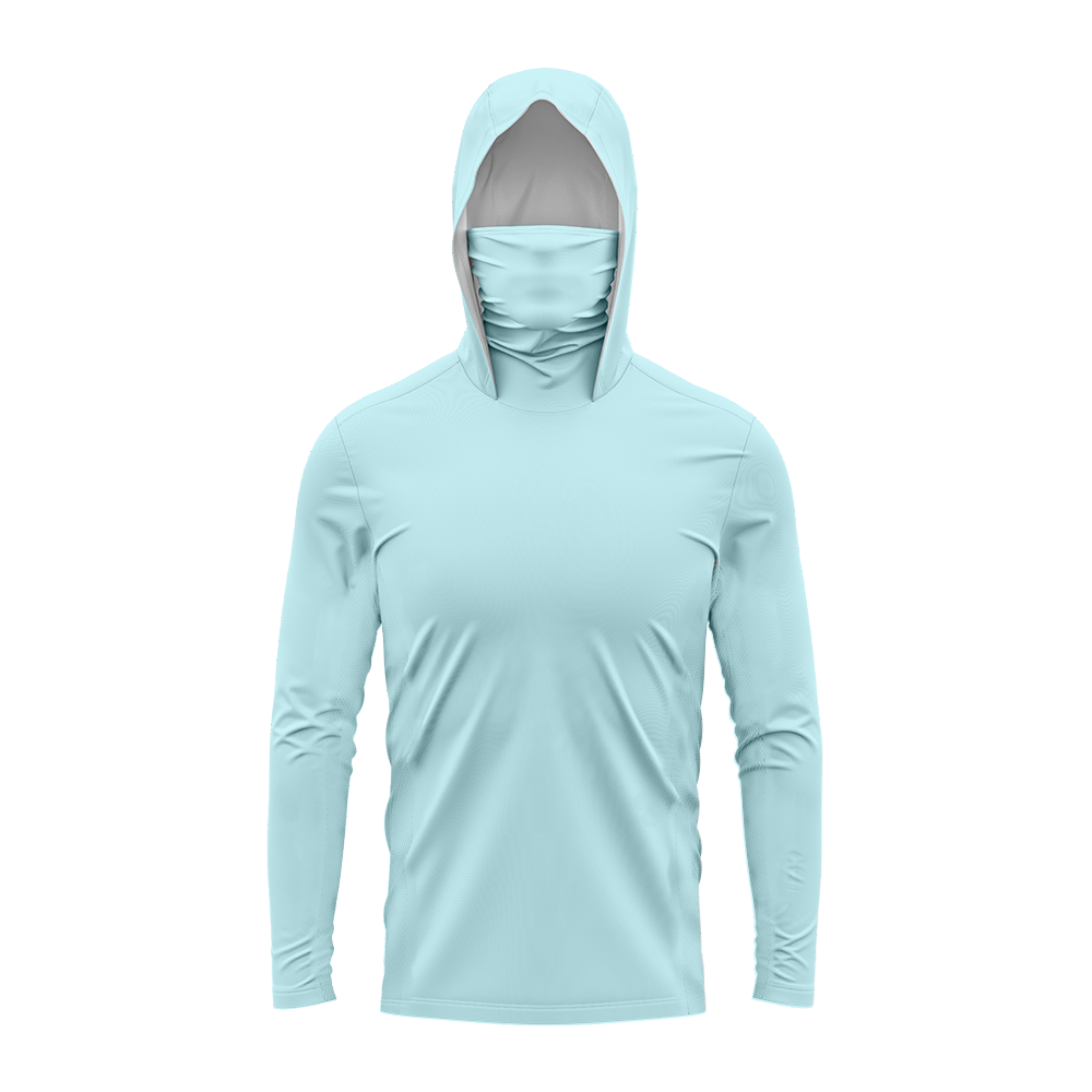 Men UPF50+ Solid Fishing Hoodi - Fishing Hoodie 评论和价格