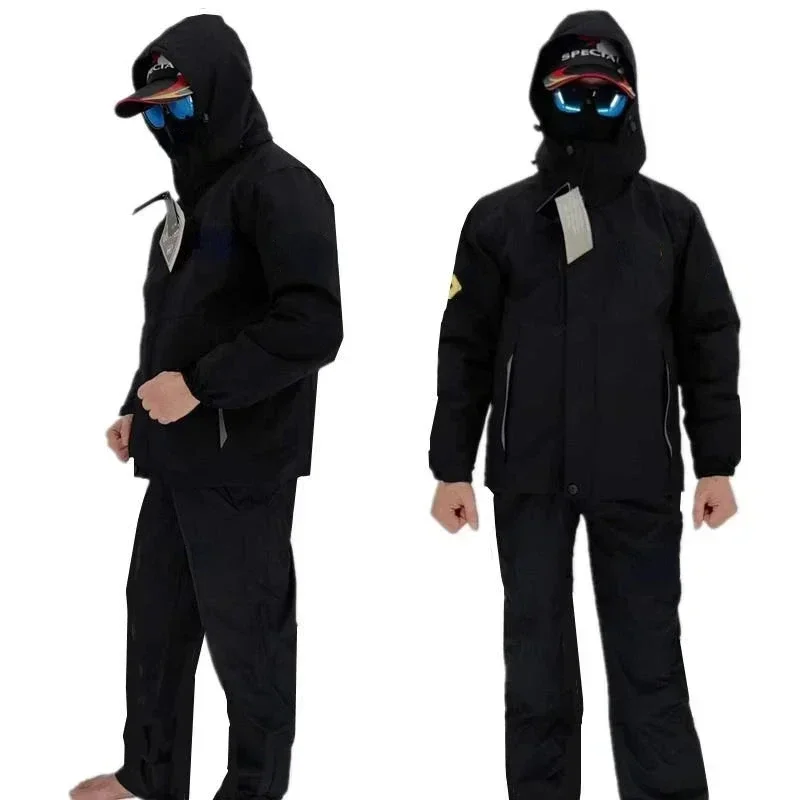 Thick Fishing Clothes Set Wint - Fishing Jacket Waterproof 评论和价格
