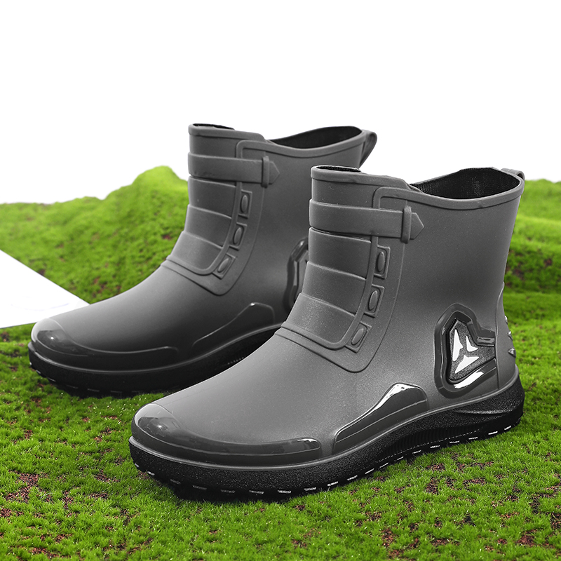 Men's casual rain boots four s - Fishing Boots 评论和价格