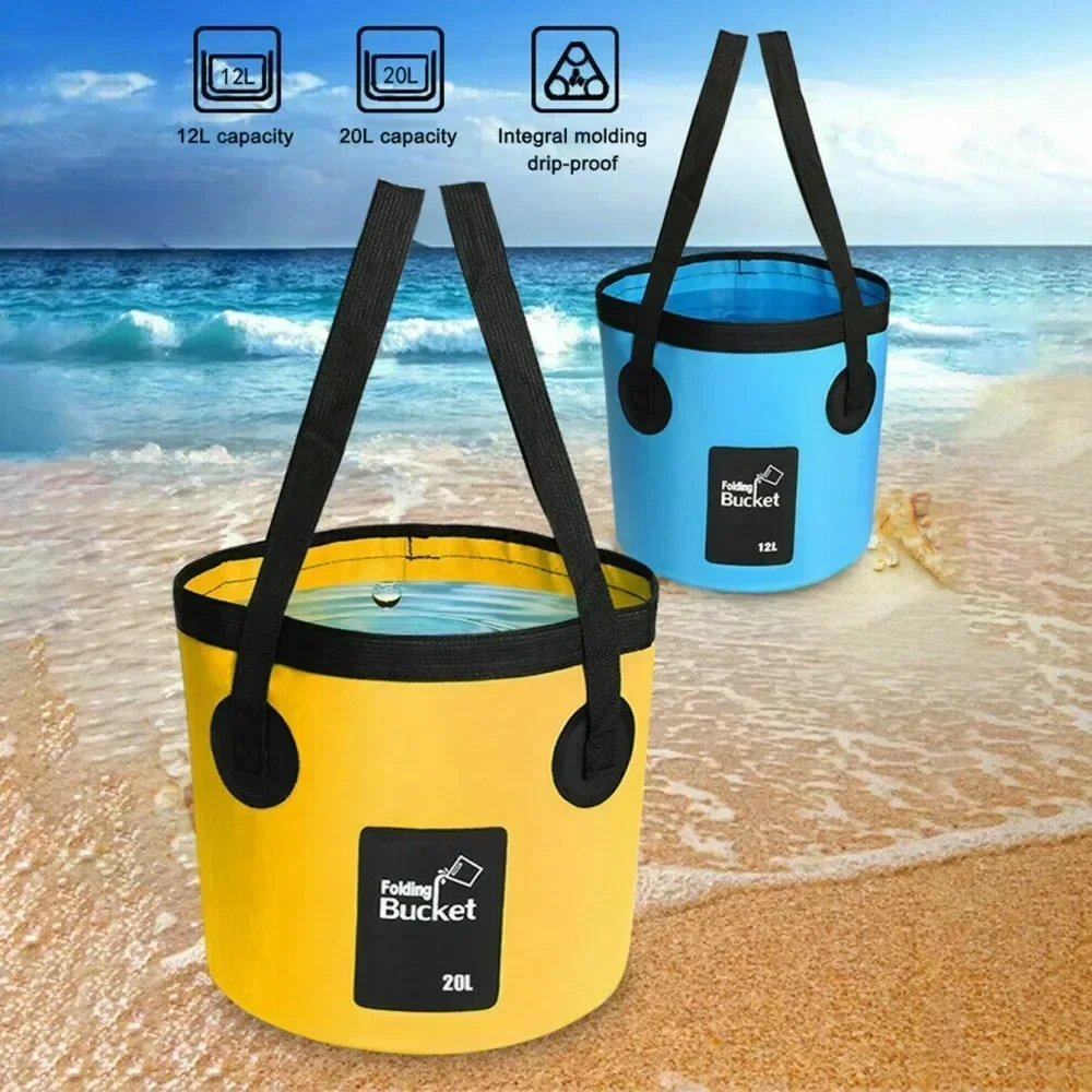12L/20L Fishing Bucket Folding - Fishing Bag Waterproof 评论和价格
